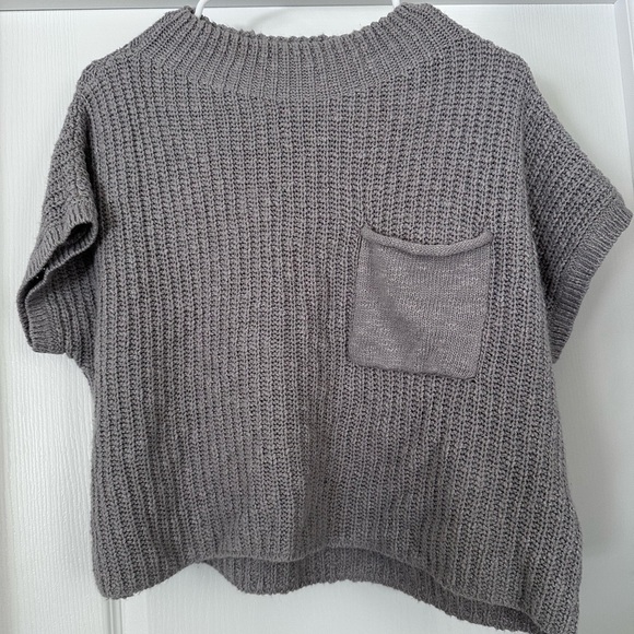Pink Rose Sweaters - Pink Rose Heathered Knit Sweater